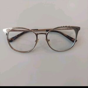 Used Michael Kors Rose Gold Cat Eye Oval Glasses MK 3022 1026 53 18 140 Case